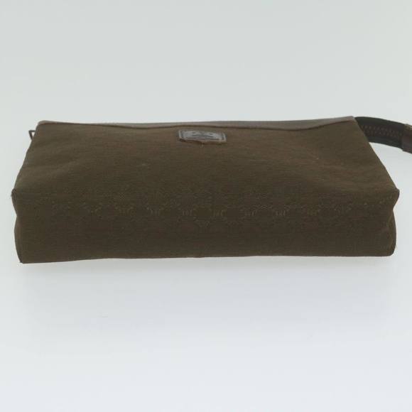 CELINE Macadam Canvas Clutch Bag Brown Auth ar11127 - Picture 6 of 16